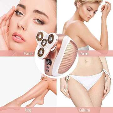 Painless Hair Removal for Women - Waterproof Trimmer