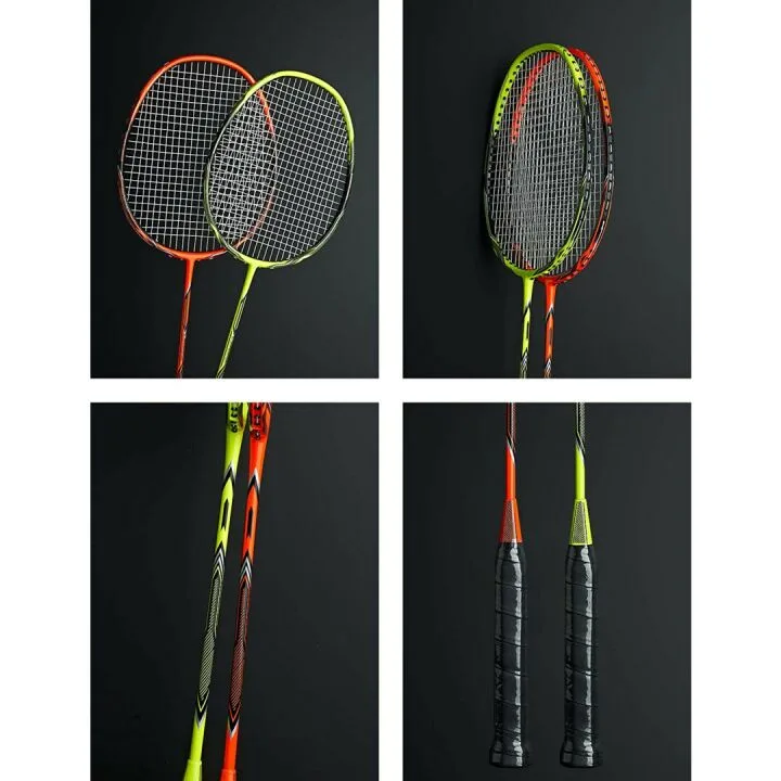 Carbon Fiber Badminton Rackets for Gym and Home