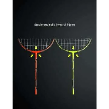 Carbon Fiber Badminton Rackets for Gym and Home