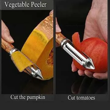 CMMKCNNK 2 In 1 I-Shaped Stainless Steel Peeler