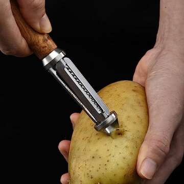 CMMKCNNK 2 In 1 I-Shaped Stainless Steel Peeler