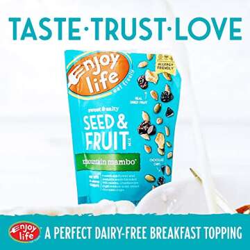 Enjoy Life Foods Seed and Fruit Mix, Peanut Free Trail Mix, Mountain Mambo, 39.12 Ounce (Pack of 24)