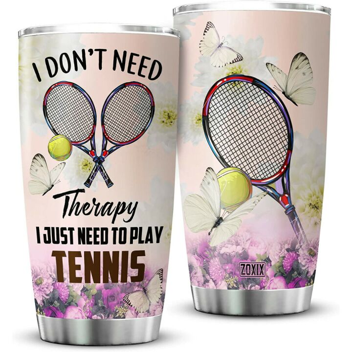 ZOXIX Tennis Player 20oz Insulated Tumbler Cup