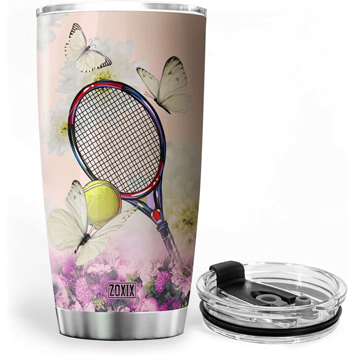 ZOXIX Tennis Player 20oz Insulated Tumbler Cup