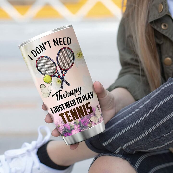 ZOXIX Tennis Player 20oz Insulated Tumbler Cup