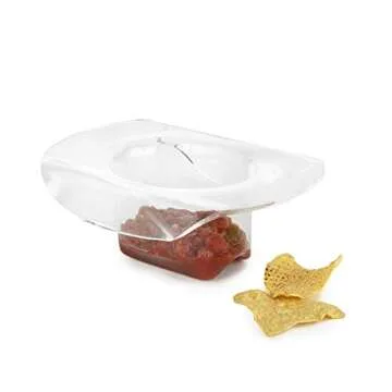 Huang Acrylic Small Clear Cowboy Hat | Perfect for Home Decor, Chip and Dip Serving Bowl, or Candy |...