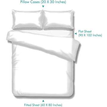 Louis Ultra Soft Egyptian Cotton 1000 TC Queen Sheet Set