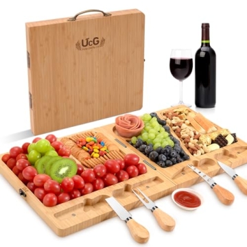 UTCG Bamboo Charcuterie Board Set - Complete Entertaining Solution