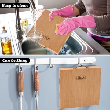 Bamboo Charcuterie Board Set - Unique Gift for Entertaining