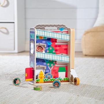 Melissa & Doug GO Tots Wooden Tower Play Set for Toddlers