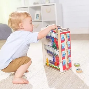 Melissa & Doug GO Tots Wooden Tower Play Set for Toddlers