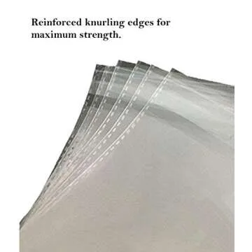 100 Crystal Clear 9" x 12" Self Adhesive Bags - Versatile & Durable
