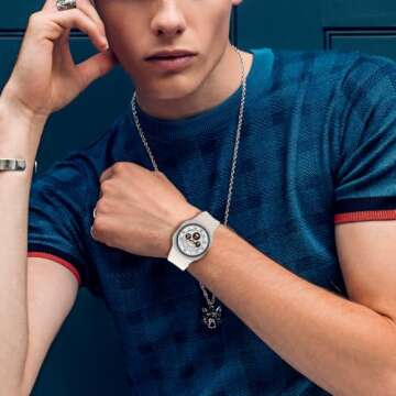 Sport Band for Samsung Galaxy Watch 8 Band 40mm 44mm/Watch 8 Classic 46mm Men Women,No Gap Soft Sili...