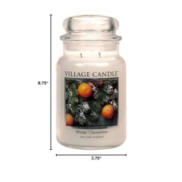 Village Candle Winter Clementine Large Scented Candle