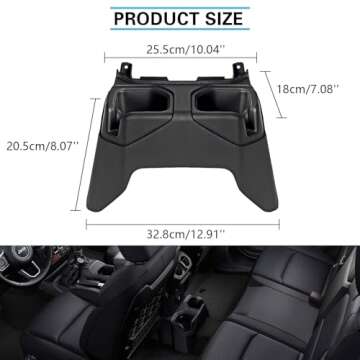 Best KMFCDAE Cup Holder for Jeep JL JT - Perfect Fit