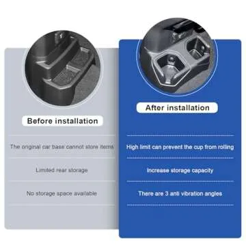 Best KMFCDAE Cup Holder for Jeep JL JT - Perfect Fit