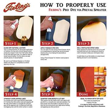 Fiebing's Pro Dye Leather Dye - Alcohol-Based & Permanent