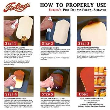 Fiebing's Pro Dye Leather Dye - Alcohol-Based & Permanent