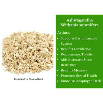 Starwest Organic Ashwagandha Root 4 oz - Stress Relief Tea