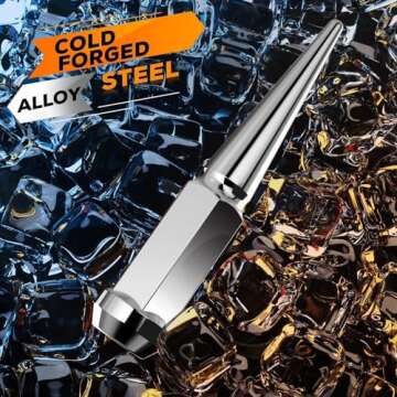 DYNOFIT 14x1.5 Wheel Spike Lug Nuts for Chevy and Ford