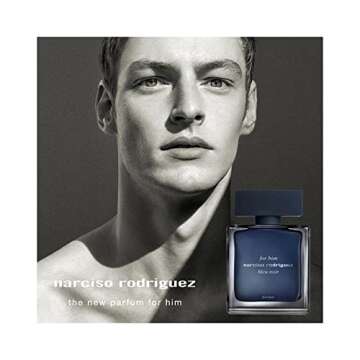 NARCISO RODRIGUEZ for Him Bleu Noir for Men Parfum Spray, 3.3 Fl Oz