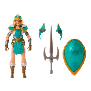 MOTU Origins Turtles of Grayskull Teela Action Figure - TMNT & Masters of the Universe Mashup Toy wi...