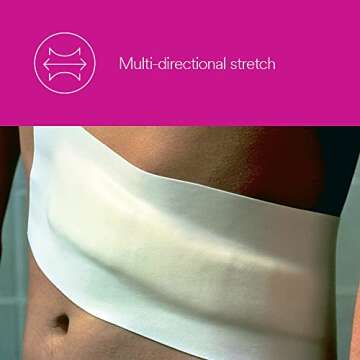 3M Microfoam Surgical Tape 3in x 5.5yd, 4 Rolls per Carton