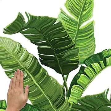 RoomMates Banana Leaf Decals for Smooth Surfaces