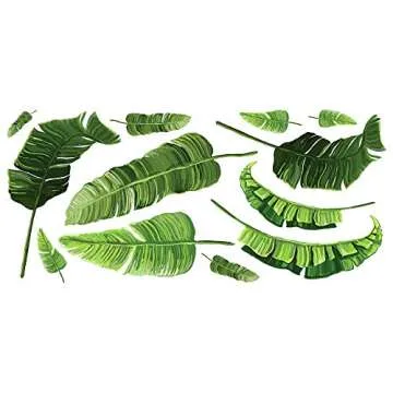 RoomMates Banana Leaf Decals for Smooth Surfaces