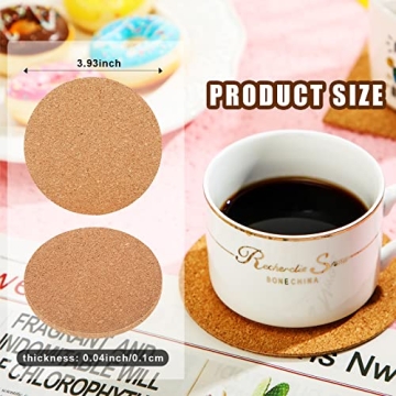 Self-Adhesive Cork Sheets for DIY Crafts and Coasters