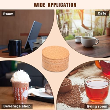 Self-Adhesive Cork Sheets for DIY Crafts and Coasters