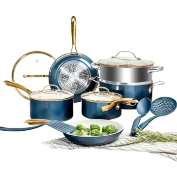 Gotham Steel 15 Pc Nonstick Ceramic Cookware Set