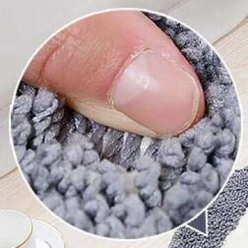 TOPCHANCES Bathroom Rug Mat, Non Slip Big Feet Bath Mat Water Absorbent Bath Rug,Microfiber Doormat ...