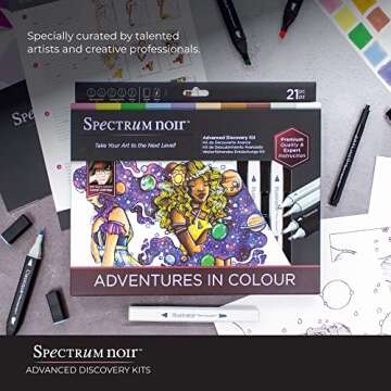 Spectrum Noir Premium Adult Art Set with Alcohol Ink Pens