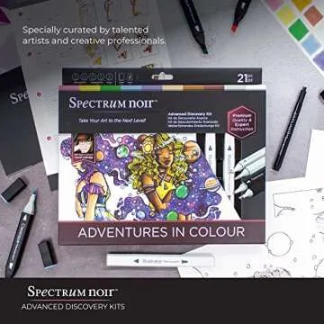 Spectrum Noir Premium Adult Art Set with Alcohol Ink Pens