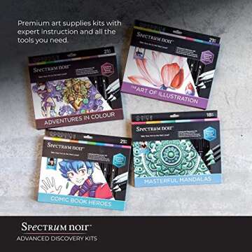 Spectrum Noir Premium Adult Art Set with Alcohol Ink Pens