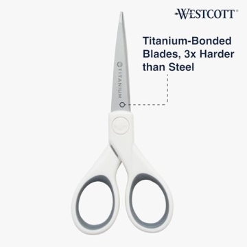 Westcott 5" Micro-Tip Scissors - Ideal for Crafts & Sewing