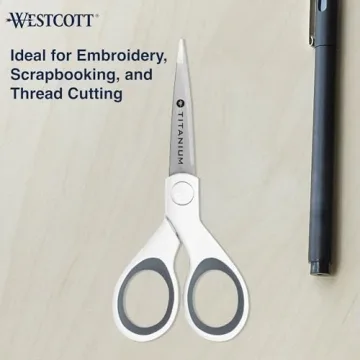 Westcott 5" Micro-Tip Scissors - Ideal for Crafts & Sewing