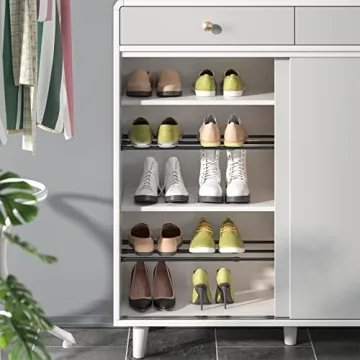 AIZESI Durable Spring Tension Curtain Rods – 2 Pack