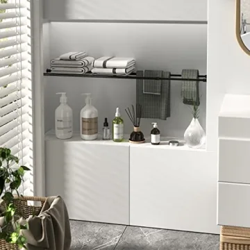 AIZESI Durable Spring Tension Curtain Rods – 2 Pack