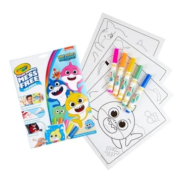 Crayola Baby Shark Mess Free Coloring Set for Toddlers