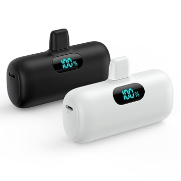 Mini Portable Charger 5000mAh Fast PD Charging LCD Display