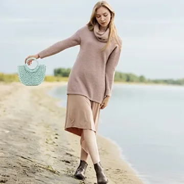 Stylish QTKJ Mini Rattan Straw Handbags for Summer Fun