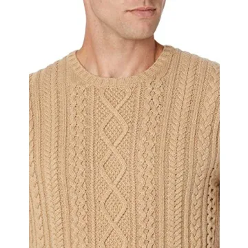 Shop Amazon Essentials Men's 100% Cotton Crewneck Sweater