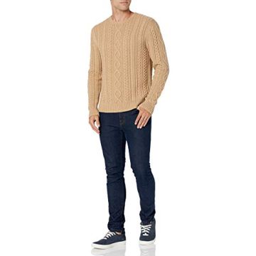 Shop Amazon Essentials Men's 100% Cotton Crewneck Sweater