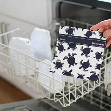 Eco-Friendly Lunchskins Reusable Snack Bags Set - Convenient & Stylish