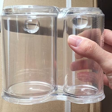 Cq Acrylic Multifunctional Organizer for Cotton Swabs & Balls