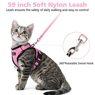 Dooradar Escape Proof Cat Harness for Safe Adventures