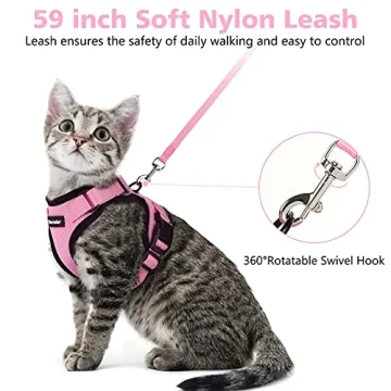 Dooradar Escape Proof Cat Harness for Safe Adventures