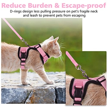 Dooradar Escape Proof Cat Harness for Safe Adventures